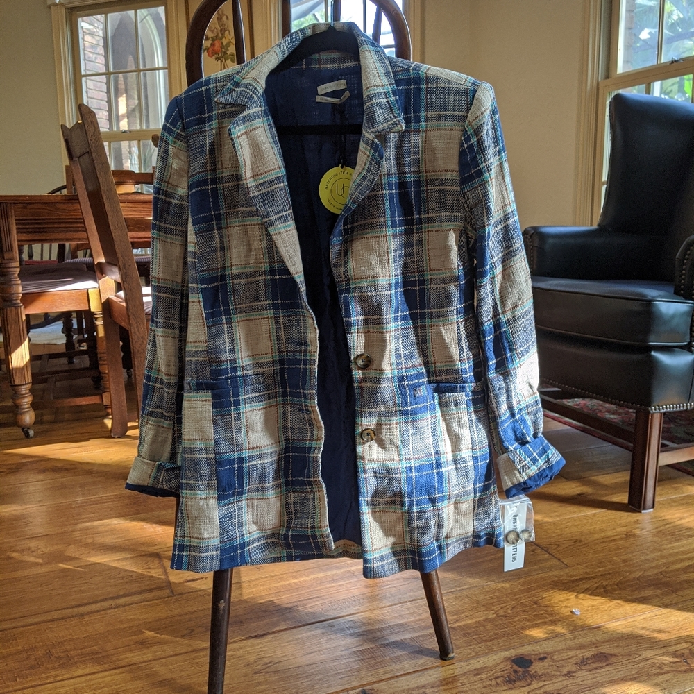 Urban Outfitters Plaid Blazer NWT